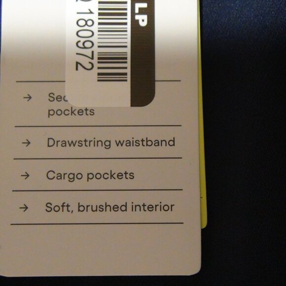 All In Motion Mens Nylon Thin Stretch Jogger Pants Utility Pockets Navy Blue XXL - Picture 4 of 11